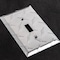 Amerelle Amerelle Diamond Silver 1 gang Stamped Aluminum Toggle Wall Plate 1 pk 955T - alternate 4